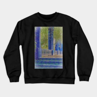 Blue Colonnade Crewneck Sweatshirt